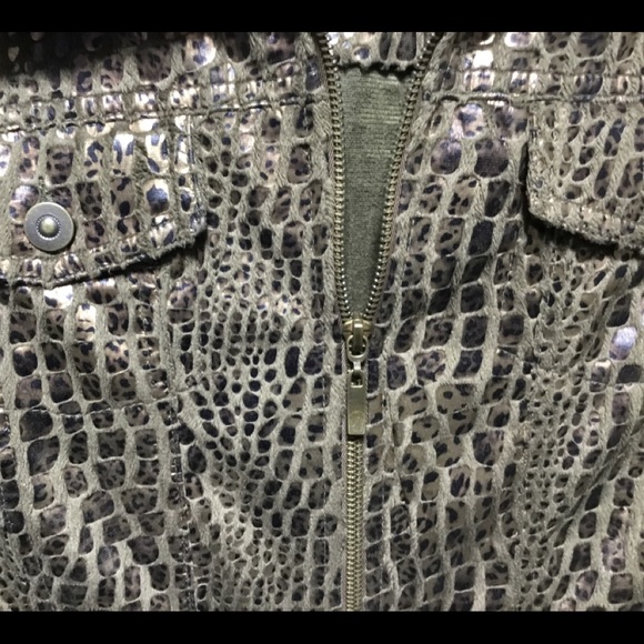 Ruby Rd Zip Up Brown & Gold Blazer - Picture 15 of 16